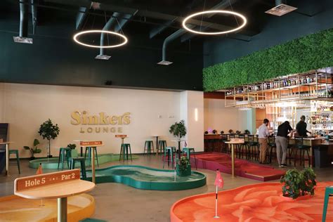 Sinkers lounge - Sinkers Lounge is swinging into action with a March 18 opening date — just in time to catch some of the Big 12 basketball tournament buzz. The upscale mini-golf venue, which includes a ...